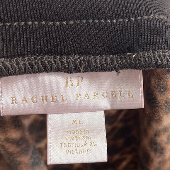 NWT Rachel Parcell Soft Fleece Lounge Joggers Leopard Print Size XL - Picture 5 of 6